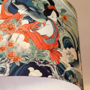 Geisha Drum Lampshade
