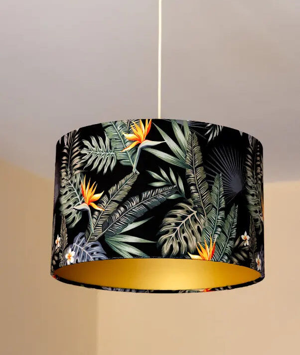 Strelizia Drum Lampshade