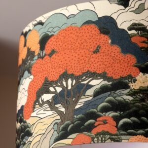 Cherry Trees Drum Lampshade