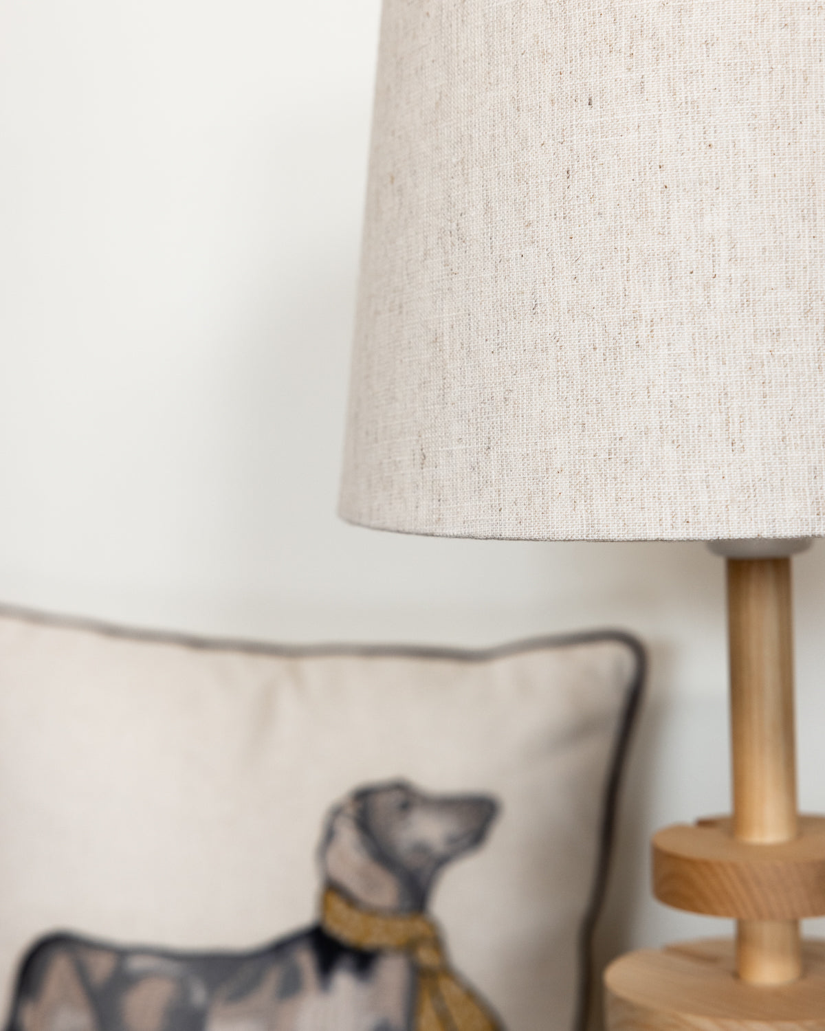 Simple Linen Empire Lampshade - Image 3