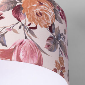 Vintage Flowers Drum Lampshade