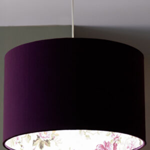 Velvet Flowers of Romance  Drum Lampshade