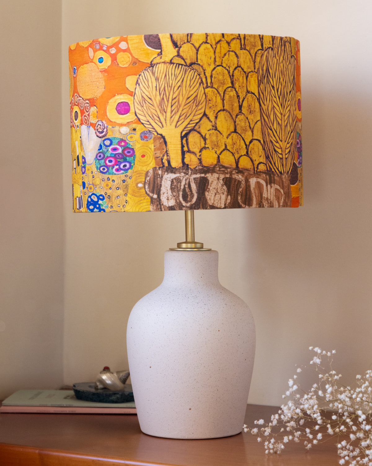 Medley by Klimt Drum Lampshade - Image 3